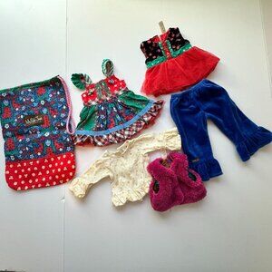 Matilda Jane doll clothes, set of 5, fits most 18” dolls, like American girl